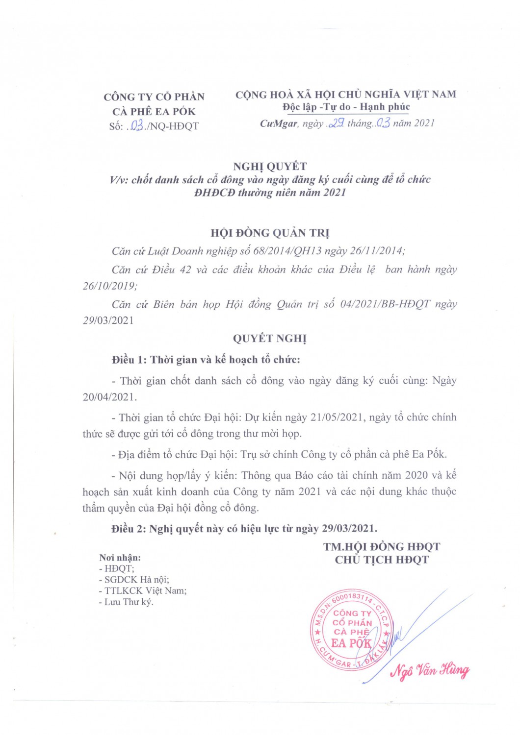 Nghi quyet chot ds co dong 1